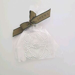 Loewe Sticker Rhinestones 2x2 Inches Logo Glam